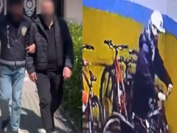 Avcılar’da Otoparktan Çalınan Bisiklet Güvenlik Kamerasında Görüntülendi