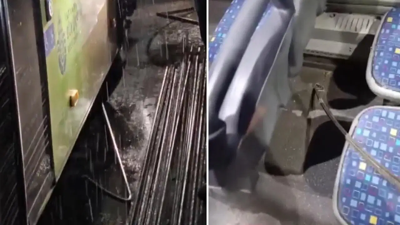 Fatih’te Otobüse Giren İnşaat Demiri Yolcuyu Yaraladı